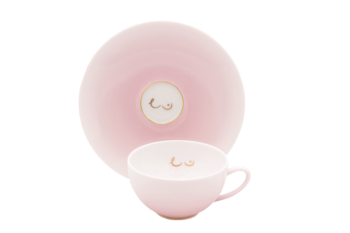 Octobre Rose - Coffret deux tasses thé & soucoupes